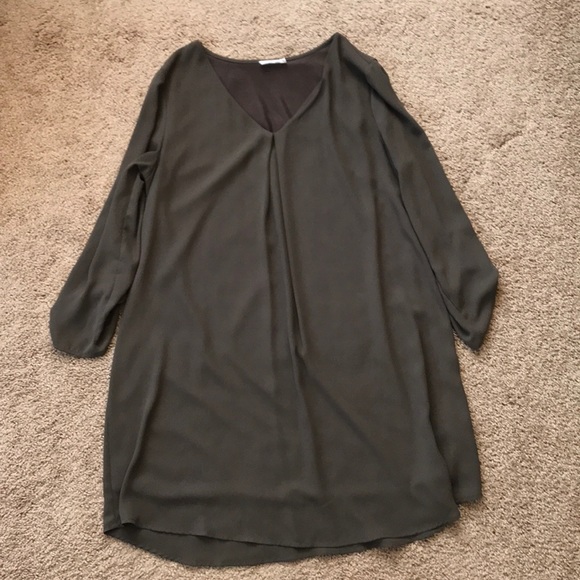 Nordstrom Dresses Nordstrom Olive Green Dress Poshmark